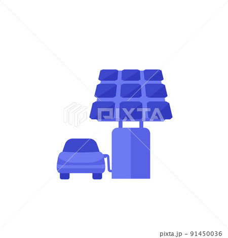 charging station for electric car with solar panel charging station for electric car with solar panel 91450036