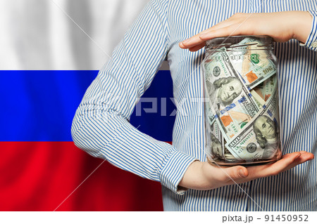 US dollars cash money in Russia US dollars cash money in Russia 91450952