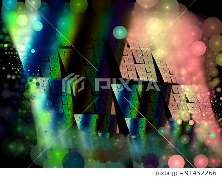 Imaginatory fractal abstract background Image Imaginatory fractal abstract background Image 91452266
