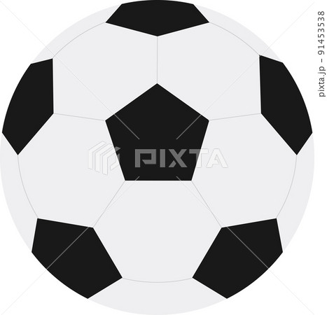 イラスト素材　サッカーボール　ベクター 91453538