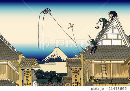 江都駿河町三井見世略圖 91453666
