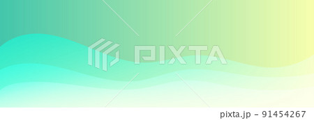 Abstract green fluid shape modern background with copy space, vector. 91454267