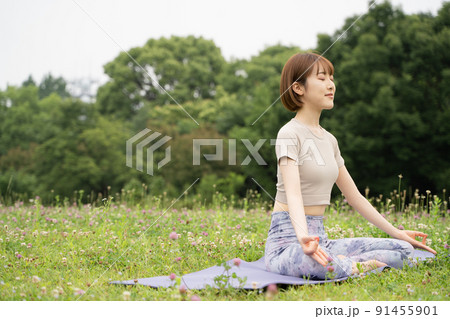 パークヨガ 瞑想 パークヨガ 瞑想 91455901