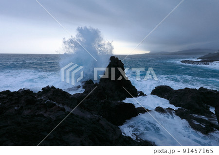 済州島 夏 海 91457165