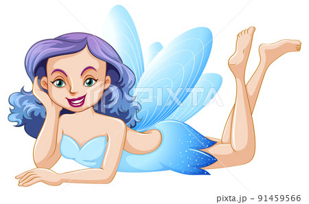 Beauty fairy on a white background 91459566