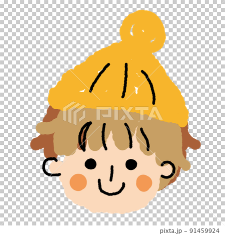 男の子のゆる顔アイコン01_単品02 91459924