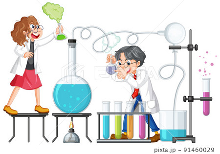 Scientist doing science experiment in the lab Scientist doing science experiment in the lab 91460029