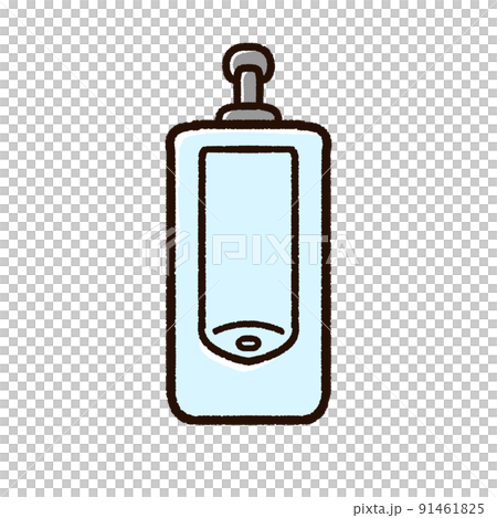 パステルブルーの小便器 91461825