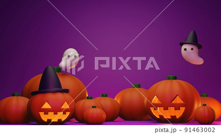 ハロウィン 背景 イラストのイラスト素材