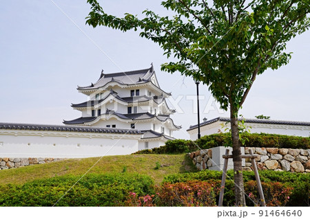 兵庫　尼崎市　尼崎城（北側から、初夏） 91464640