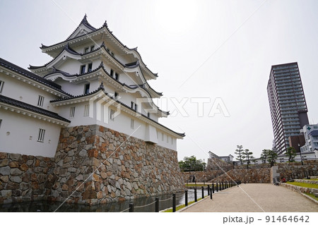 兵庫　尼崎市　尼崎城（北東側から、初夏） 91464642