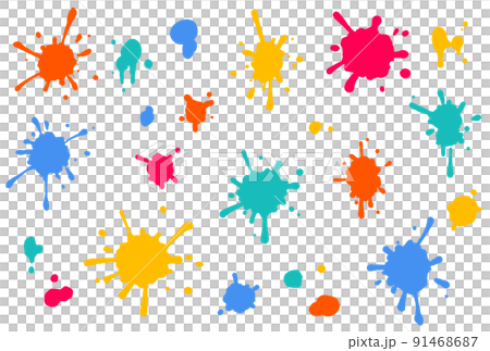 矢量material_paint_colorful 91468687