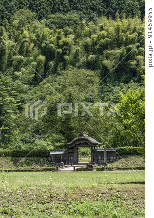 一乗谷朝倉氏遺跡 朝倉館跡・唐門 一乗谷朝倉氏遺跡 朝倉館跡・唐門 91469955