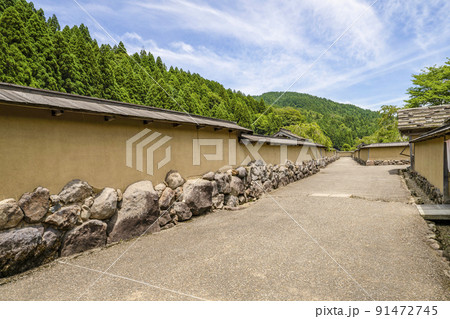 一乗谷朝倉氏遺跡 復原町並 一乗谷朝倉氏遺跡 復原町並 91472745