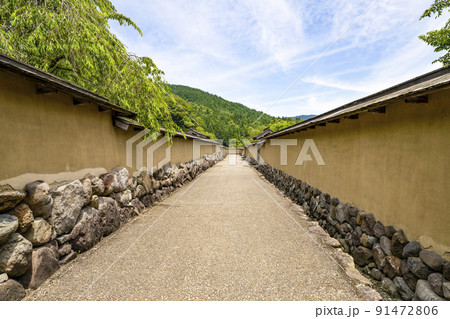 一乗谷朝倉氏遺跡 復原町並 一乗谷朝倉氏遺跡 復原町並 91472806