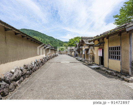 一乗谷朝倉氏遺跡 復原町並 一乗谷朝倉氏遺跡 復原町並 91472897