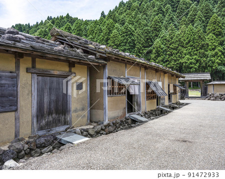 一乗谷朝倉氏遺跡 復原町並 一乗谷朝倉氏遺跡 復原町並 91472933