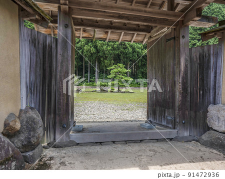 一乗谷朝倉氏遺跡　薬医門 91472936
