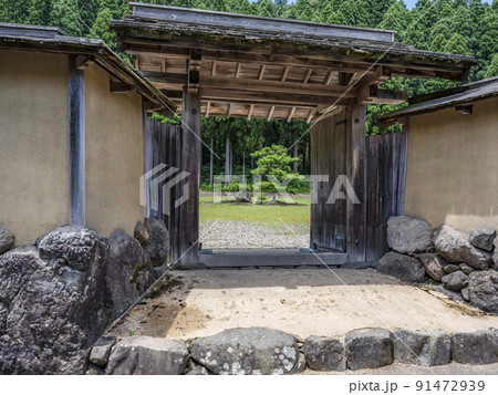 一乗谷朝倉氏遺跡 薬医門 一乗谷朝倉氏遺跡 薬医門 91472939