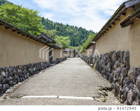 一乗谷朝倉氏遺跡 復原町並 一乗谷朝倉氏遺跡 復原町並 91472945