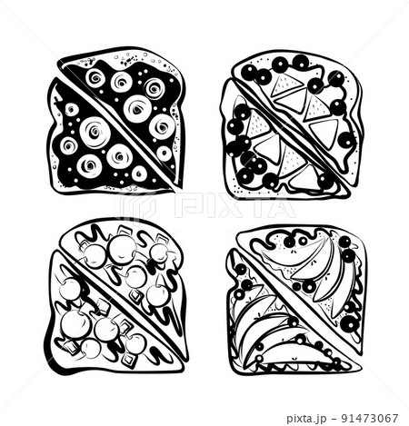 Set of Fruit Pies 91473067