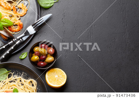 Various Italian pasta Various Italian pasta 91473436