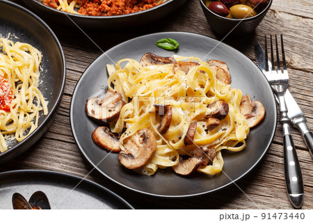 Various Italian pasta Various Italian pasta 91473440