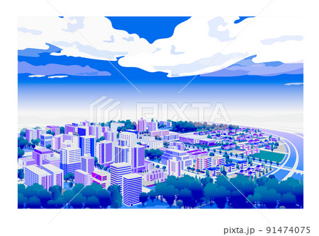 美しい街並みと暮らしの風景。人々が明るく暮らせる自然と住宅が溶け込む街づくり。 美しい街並みと暮らしの風景。人々が明るく暮らせる自然と住宅が溶け込む街づくり。 91474075