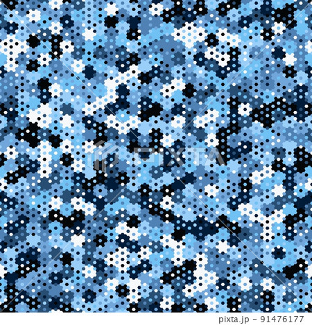 Sapphire pattern of hexagons and squares. Lime, green, black colors 91476177