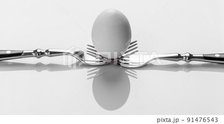 Concept for advertising eggs as healthy food with different cooking variations 91476543