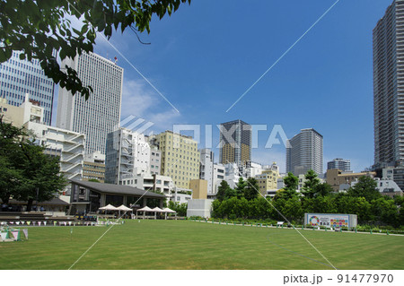 南池袋公園と周辺の街並み 南池袋公園と周辺の街並み 91477970