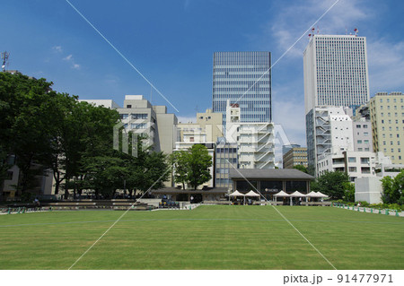 南池袋公園と周辺の街並み 南池袋公園と周辺の街並み 91477971