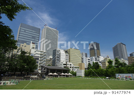 南池袋公園と周辺の街並み 南池袋公園と周辺の街並み 91477974