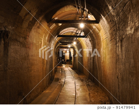 佐渡金山　道遊坑（明治官営鉱山コース）坑道 91479941