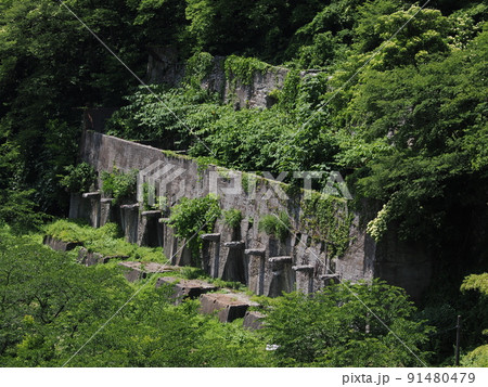 佐渡ヶ島　佐渡金山　搗鉱場跡 91480479