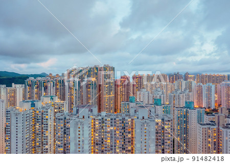 The Hang Hau district in Tseung Kwan O, hk 30 April 2022 The Hang Hau district in Tseung Kwan O, hk 30 April 2022 91482418