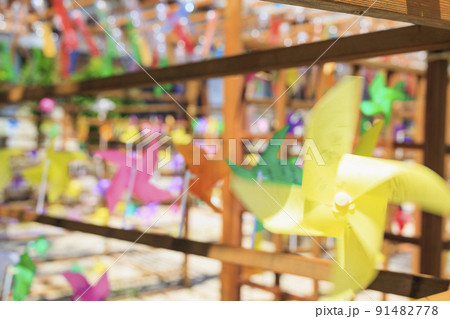 金井神社の花手水と風鈴 金井神社の花手水と風鈴 91482778