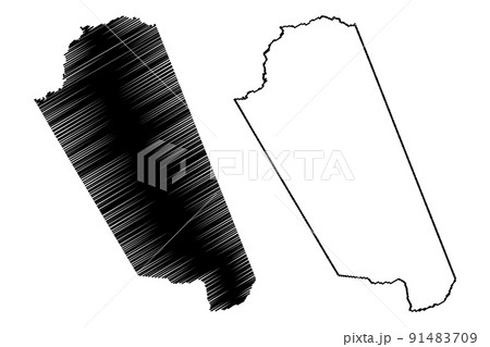 Belem municipality (Alagoas state, Municipalities of Brazil, Federative Republic of Brazil) map vector illustration, scribble sketch Belem map 91483709
