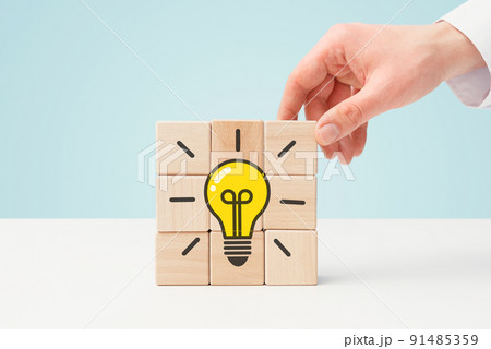 Creative thinking idea and innovation concept 91485359