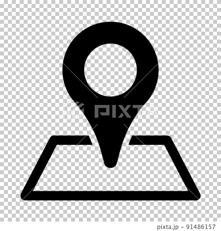 Map pin icon 91486157