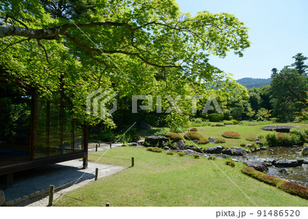 無鄰菴　母屋と庭園　京都市左京区 91486520