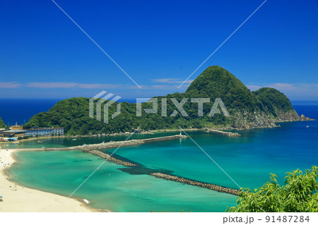 じゃじゃ山より猫崎半島を見る 91487284