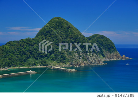 じゃじゃ山より猫崎半島を見る 91487289