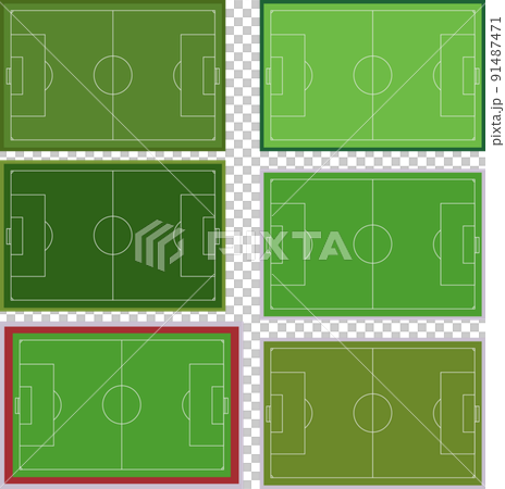 Illustration material Lawn ground soccer court Vector Illustration material Lawn ground soccer court Vector 91487471