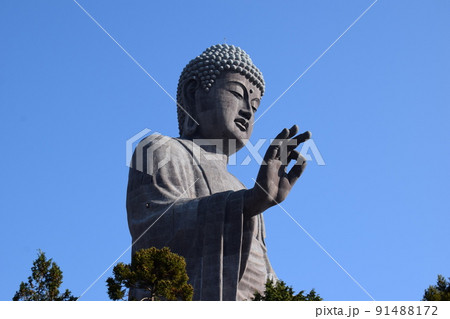 牛久大仏 世界最大のブロンズ立像 91488172