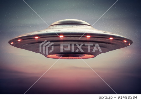 Unidentified Flying Object Clipping Path 91488584