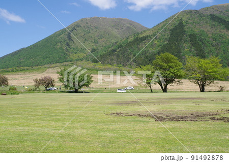 春の三瓶山の景色 91492878