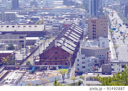 被爆建物が見える陸軍墓地からの眺め 被爆建物が見える陸軍墓地からの眺め 91492887