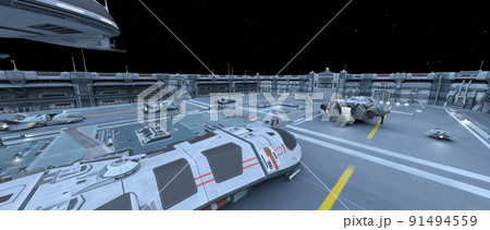 宇宙船格納庫 91494559