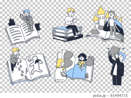 一群喜歡閱讀並擁有各種模擬體驗的人 一群喜歡閱讀並擁有各種模擬體驗的人 91494735